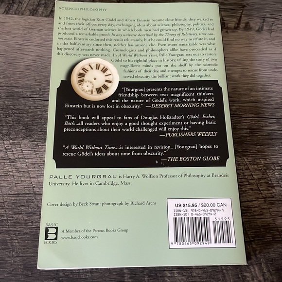 A World Without Time : The Forgotten Legacy of Godel and Einstein Book ! - Picture 2 of 5